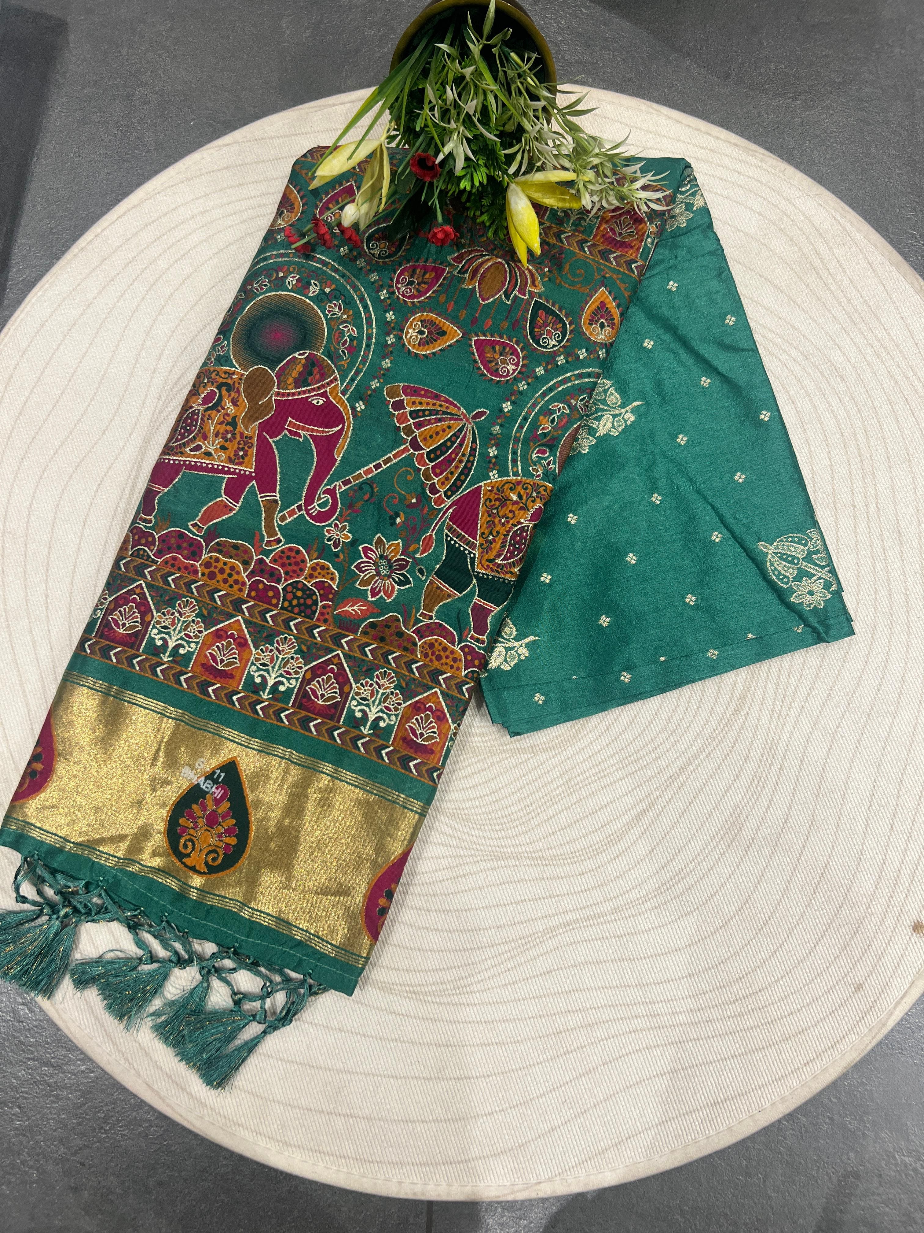 Elegant Traditional Patola Saree – Timeless Beauty at a Great Price 🌸✨