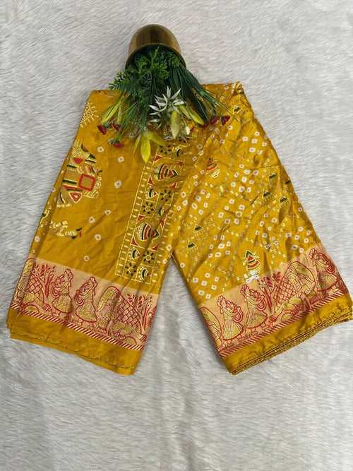 Affordable Gharchola Bandhani Saree – Tradition & Elegance 🌸✨