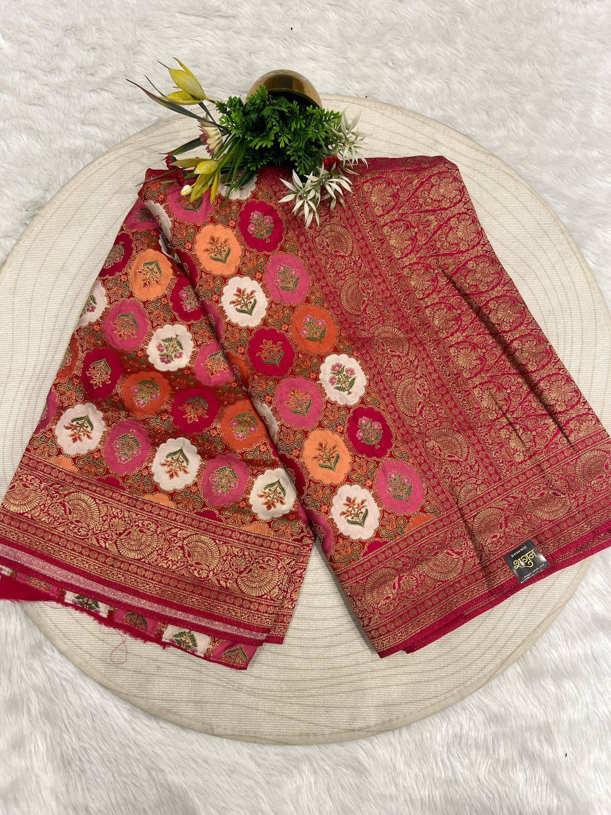 ✨ Designer Pure Silk Saree with Heavy Pallu & Elegant Work 💫 | Wedding & Festive Special 💃