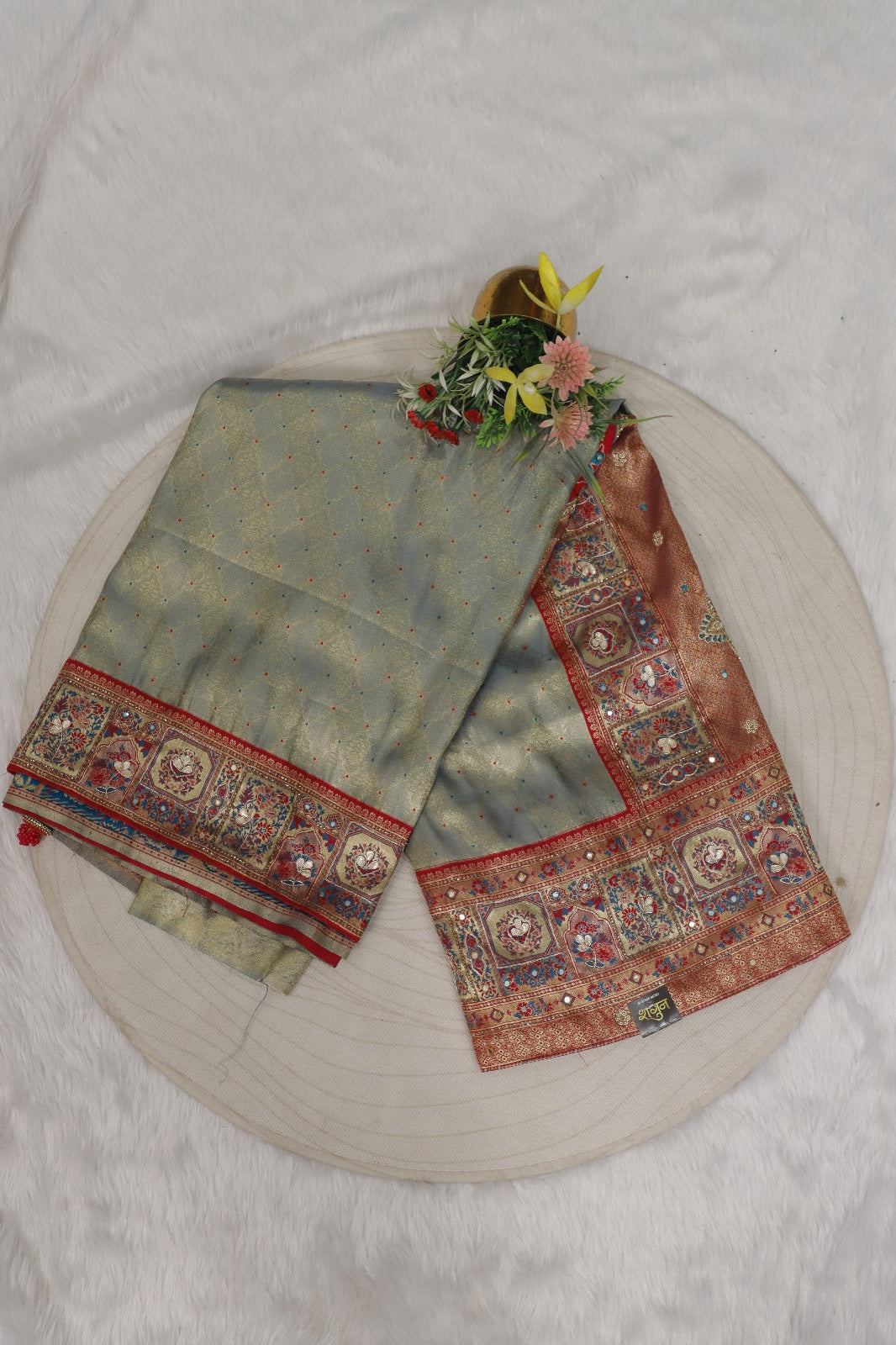 👑 Royal Madurai Silk Saree ✨ | Heavy Jardoshi & Mirror Work 💎 | Latkan & Designer Pallu 💃 | Pure Luxury Ethnic Wear 🌟
