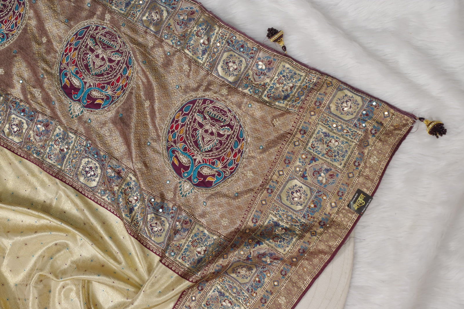 👑 Royal Madurai Silk Saree ✨ | Heavy Jardoshi & Mirror Work 💎 | Latkan & Designer Pallu 💃 | Pure Luxury Ethnic Wear 🌟