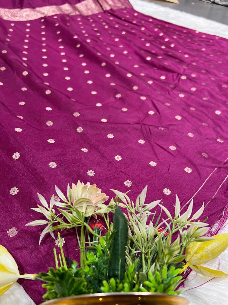 Heavy Work Saree for Wedding & Party 🎉 | Full Embroidery with Jaal Pallu ✨ | Shagun Fashion Exclusive