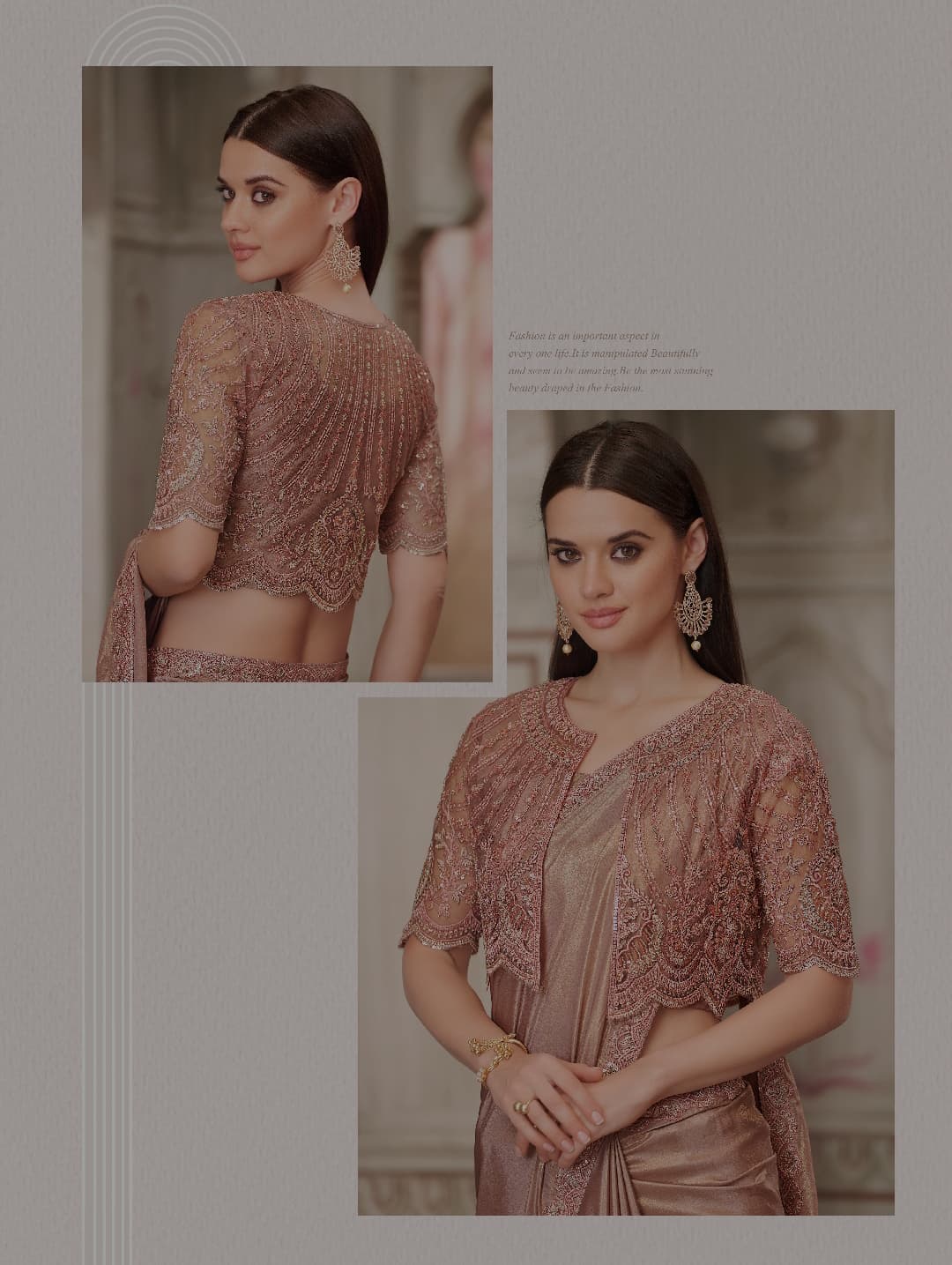 Pure Organza Party Wear Saree with Embroidered Shrug ✨ | Fancy Designer Saree for Weddings & Functions | Shagun Fashion Exclusive | Unstitched Blouse 👚