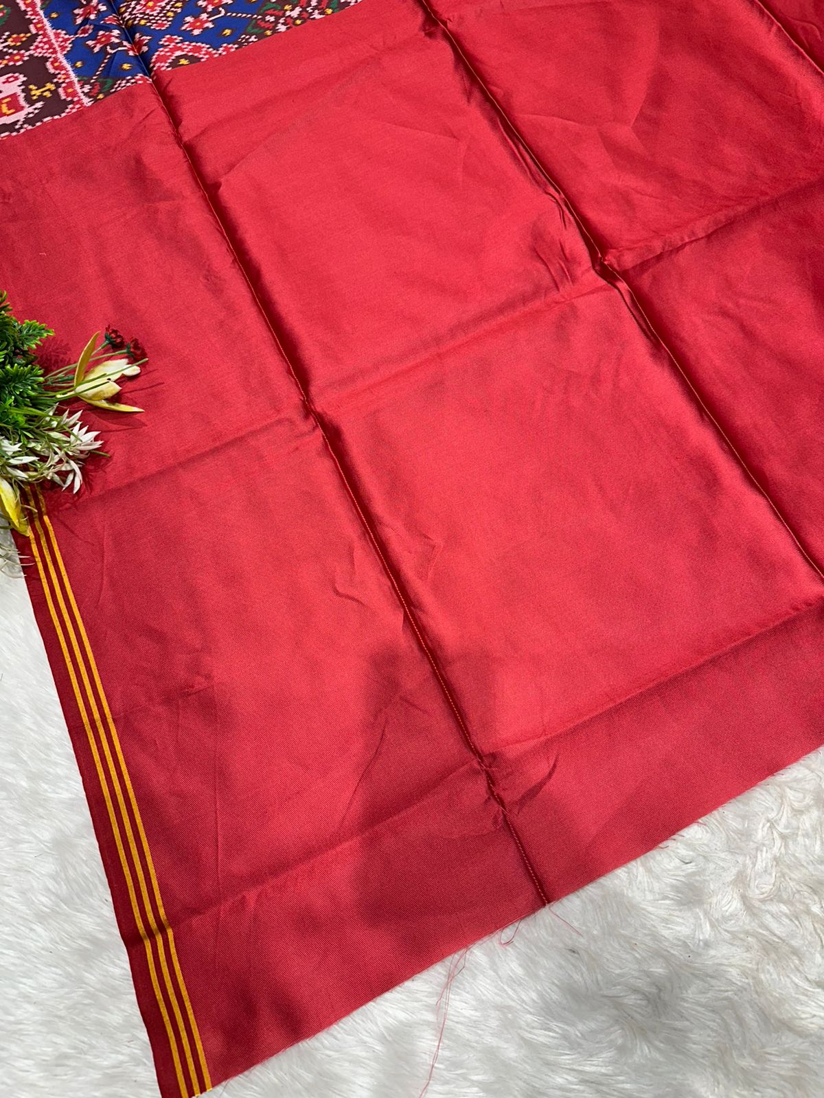 ✨ Traditional Patola Print Saree with Elephant & Parrot Motifs | Budget-Friendly Ethnic Wear by Shagun Sarees 🧵