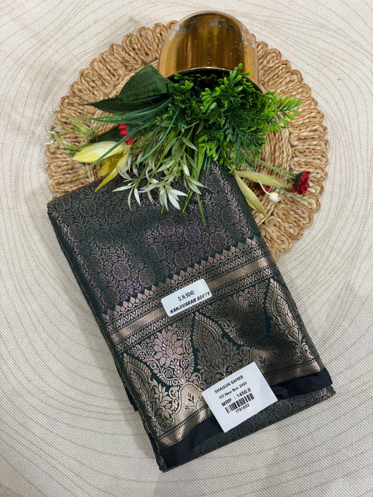 Elegant Plum Banarasi Soft Silk Saree with Zari Weaving | Shagun Fashion Exclusive
