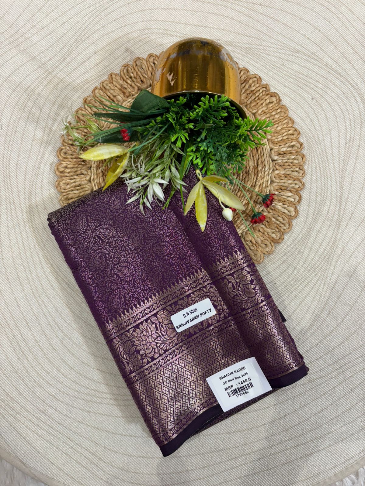 Elegant Wine Banarasi Soft Silk Saree with Zari Weaving | Wedding & Festive Wear by Shagun Sarees 👑