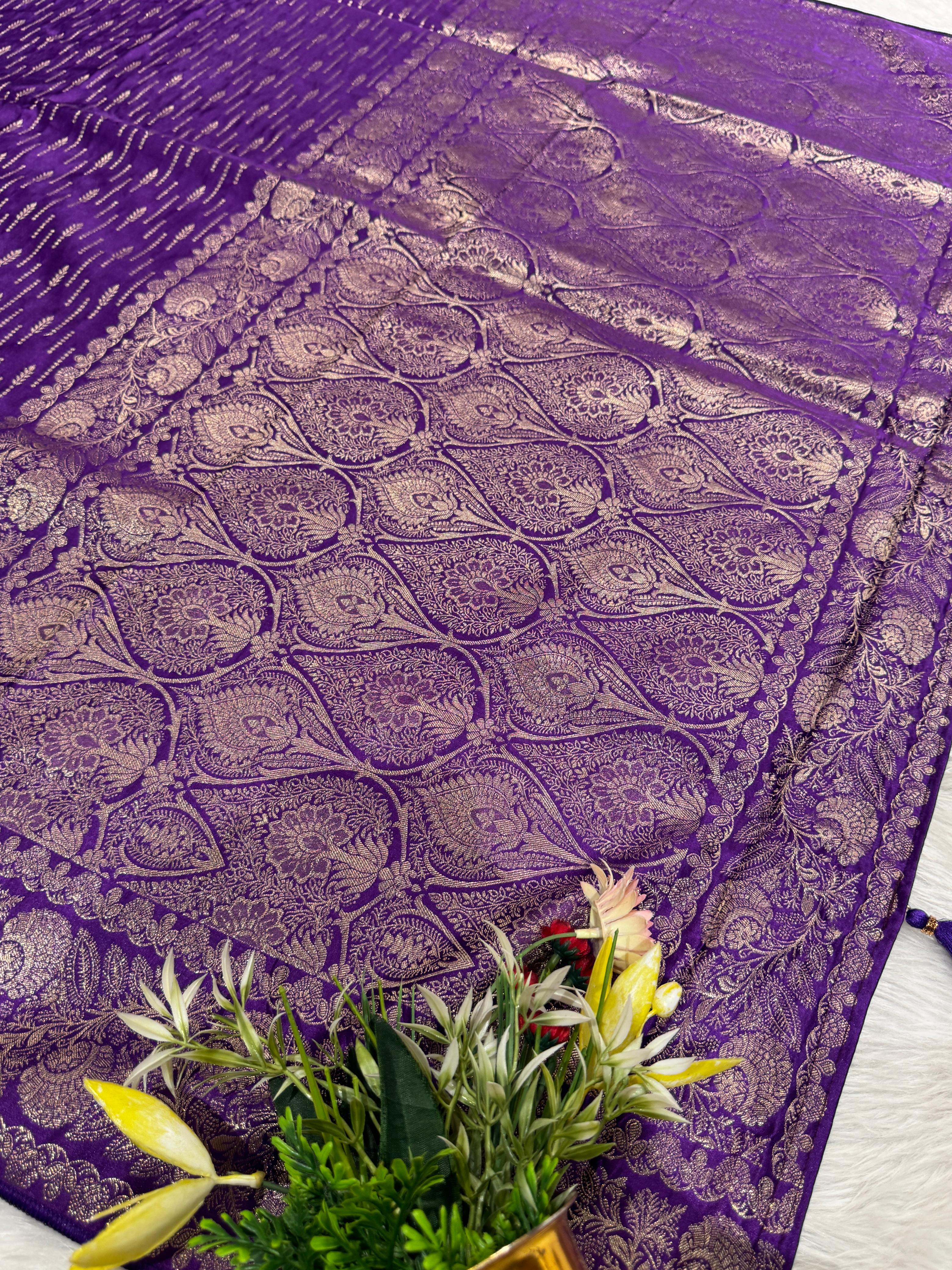 Affordable Silk Saree with Vivid Work – Elegant Silk Fabric and Stunning Designs ✨🌸