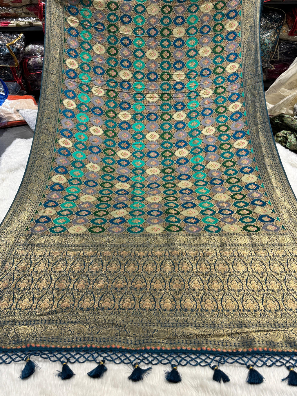 ✨ Designer Pure Silk Saree with Heavy Pallu & Elegant Work 💫 | Wedding & Festive Special 💃