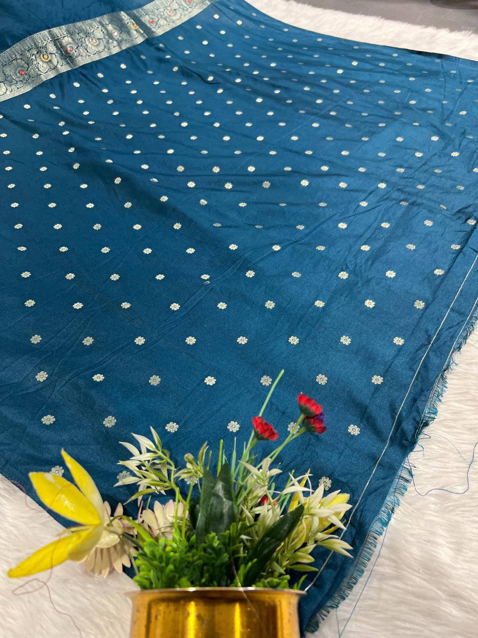 Heavy Work Saree for Wedding & Party 🎉 | Full Embroidery with Jaal Pallu ✨ | Shagun Fashion Exclusive