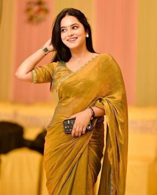 Bollywood Designer Saree with Heavy Lace Border